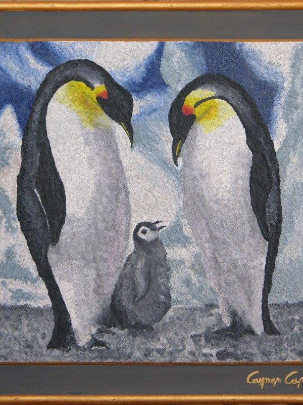 Famiglia di pinguini